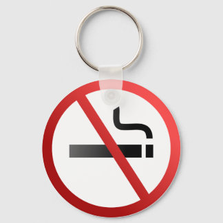 No Smoking Sign Key Ring