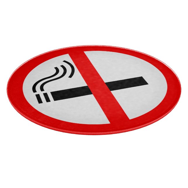 NO Smoking Sign - UK Signage Cutting Board (Corner)