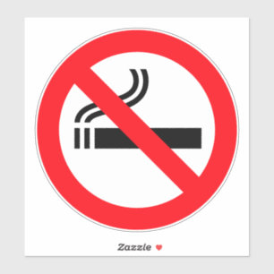 No Smoking Sticker