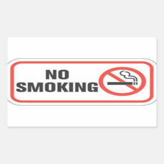 No Smoking Sticker