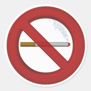No smoking sticker