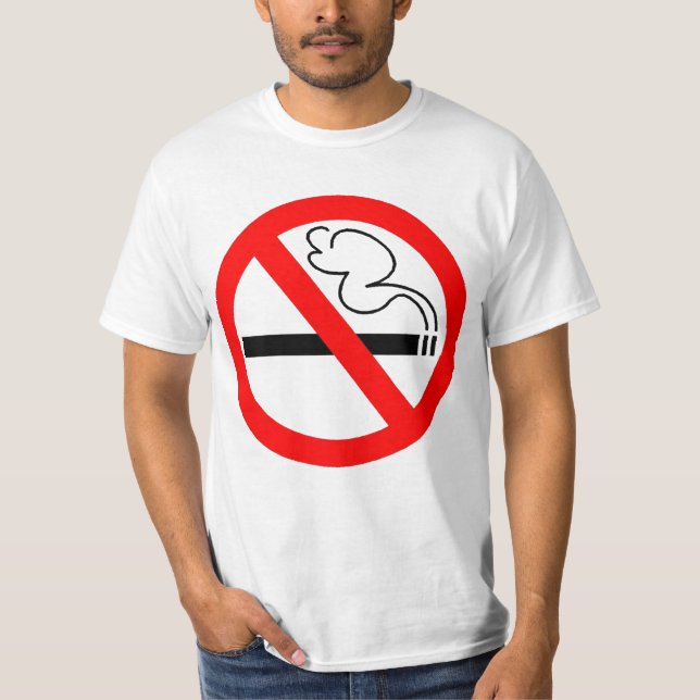 No Smoking Symbol T-shirt (Front)