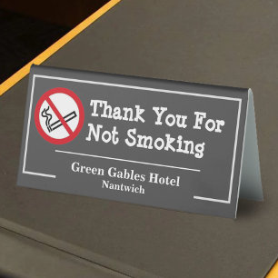No Smoking - Thank You for Not Smoking