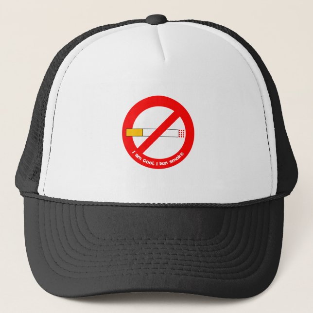 No Smoking Trucker Hat (Front)