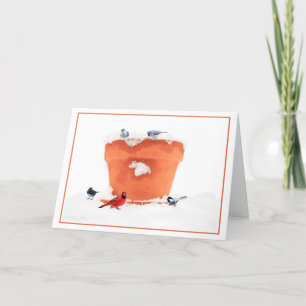 No snowflake ever falls In the wrong place-Holiday Holiday Card