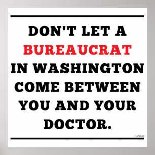 No Socialised Medicine Poster