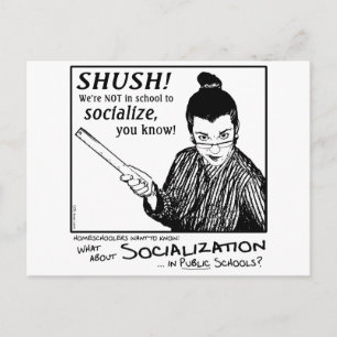 No Socialising! Postcard