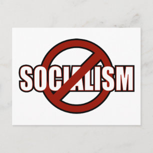 No Socialism Postcard