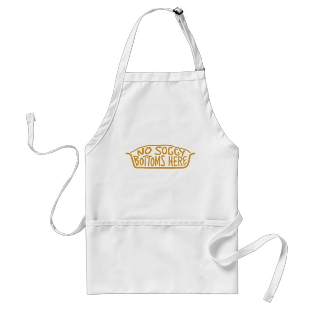 No Soggy Bottoms Pastry Apron - Tan (Front)