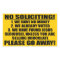 No Soliciting