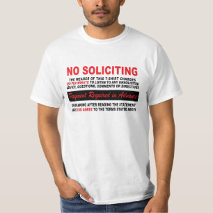 NO SOLICITING T-Shirt
