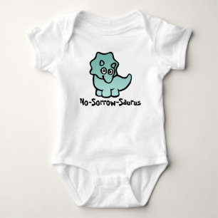 No-Sorrow-Saurus Dino Cuteness Baby Bodysuit