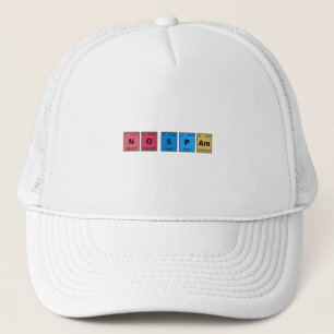No Spam Periodic Table Trucker Hat