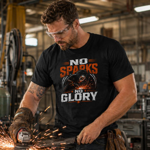 No Sparks No Glory Welder Shirt Funny Welding