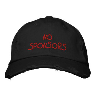NO SPONSORS hat