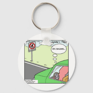 No Squid Zone Funny Gifts Tees Mugs Etc Key Ring
