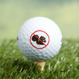 No Squirrels Golf Balls