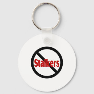 No Stalkers Key Ring