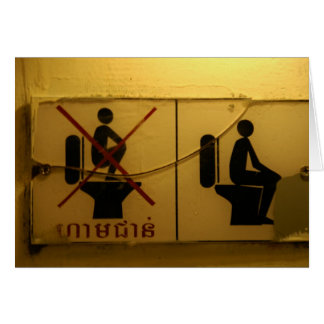 No Standing on the Toilet