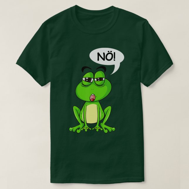 No Statement  No Sager Frog T-Shirt (Design Front)