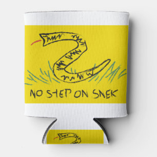 No Step on Snek Gadsden Flag Can Cooler