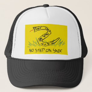 No Step on Snek Gadsden Flag Trucker Hat
