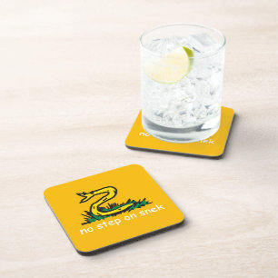 No step on snek memes Gadsden parody SnekRig x6 Coaster