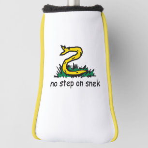 No step on snek memes Gadsden parody SnekRight Golf Head Cover