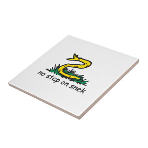 No step on snek memes Gadsden parody SnekRight Tile