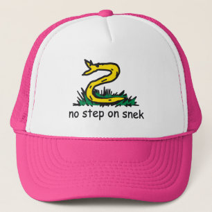 No step on snek memes Gadsden SnekRight yellow Trucker Hat
