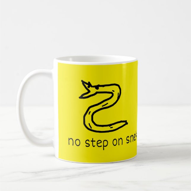 No Step on Snek Mug (Left)
