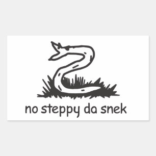 No Step The Snek Rectangular Sticker