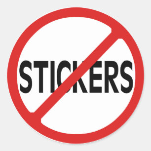 No Stickers