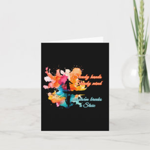 No Storm Breaks A Stoic – Resilient Philosophy Card