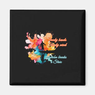 No Storm Breaks A Stoic – Resilient Philosophy Magnet