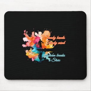 No Storm Breaks A Stoic – Resilient Philosophy Mouse Mat