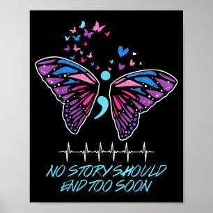No story should end so soon design poster