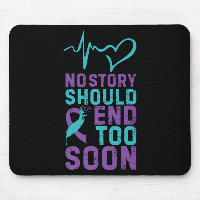 No Story Should End Too Soon Premium  Mouse Mat (Front)