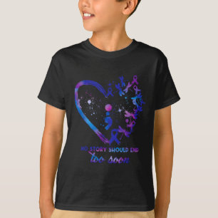 No story should end too soon prevention awareness T-Shirt