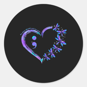 No Story Should End Too Soon Suicide Prevention Aw Classic Round Sticker