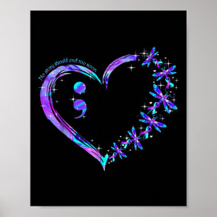 No Story Should End Too Soon Suicide Prevention Aw Poster