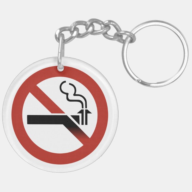 No Subducting Logo Acrylic Key Chain (Back Left)