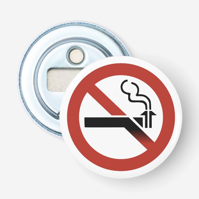 No Subducting Logo Bottle Opener (Front)