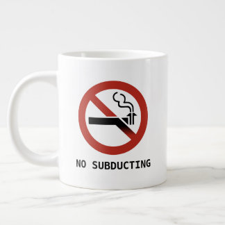 No Subducting Logo Jumbo Mug
