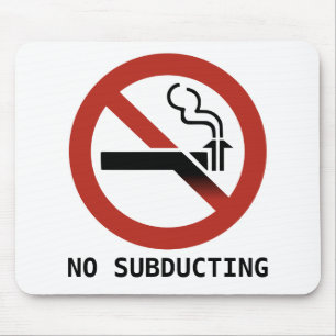 No Subducting Logo Mousepad