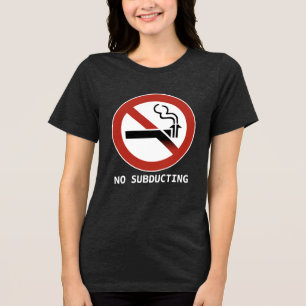 No Subducting Logo Tri-Blend Shirt