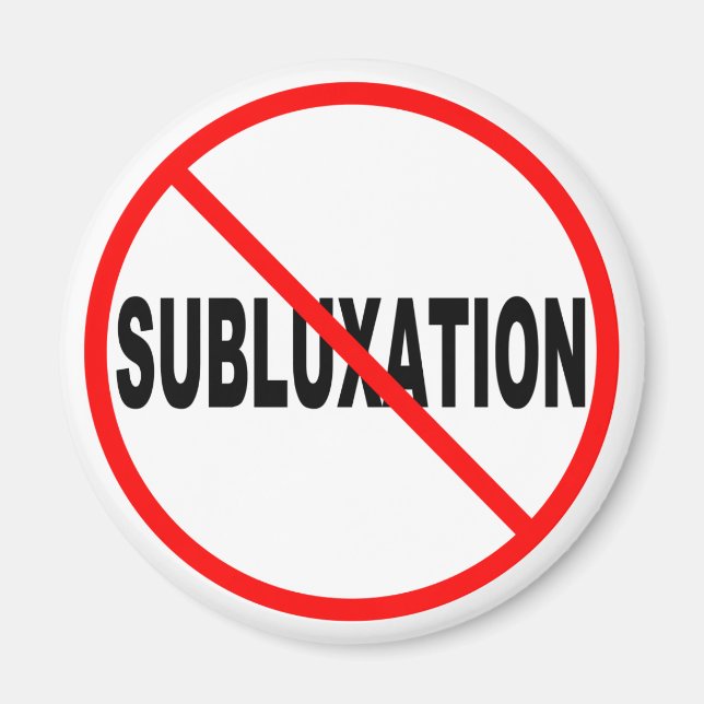 No Subluxation Magnet (Front)