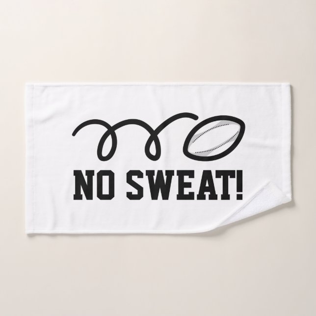 No sweat sports hand towel for rugby player (Hand Towel)