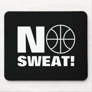 No sweat sports mouse pad for basketball player