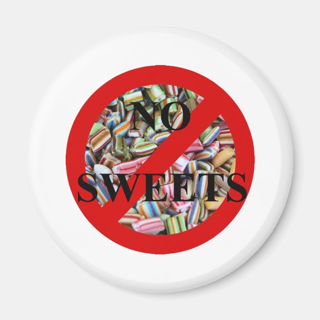 No sweets magnet (Front)